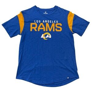 Fanatics Los Angeles Rams Size L Blue Tee (Retail Price $40)